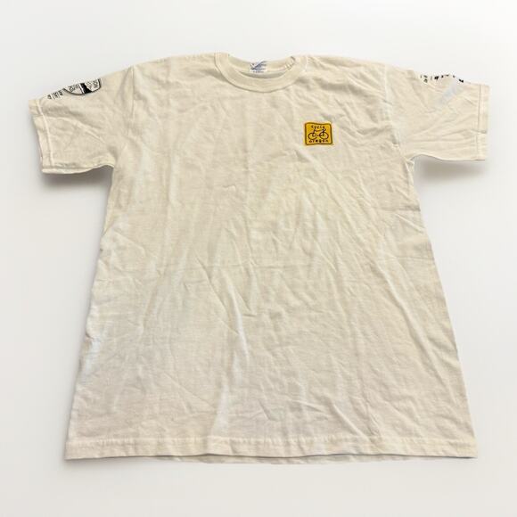 Cycle Oregon Men’s White 2008 A Weekend At The Beach Short Sleeve T-Shirt Size M - Picture 1 of 9